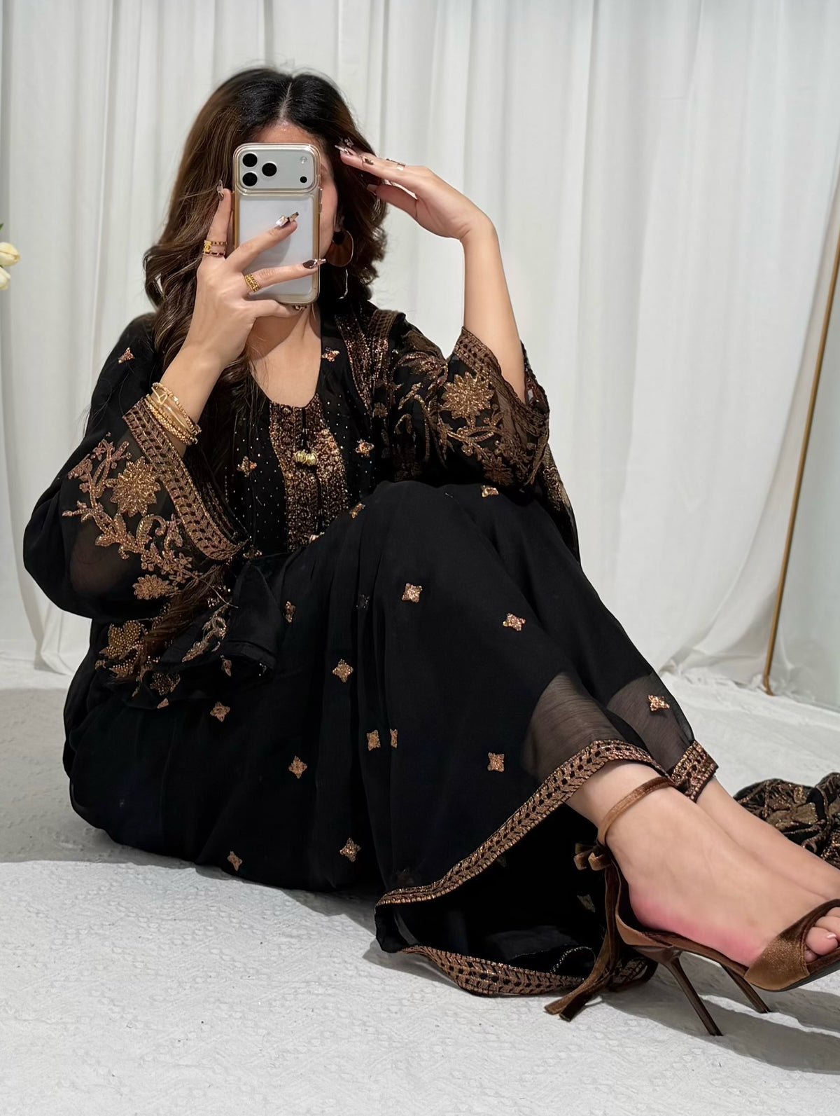 Mahro Chiffon Black