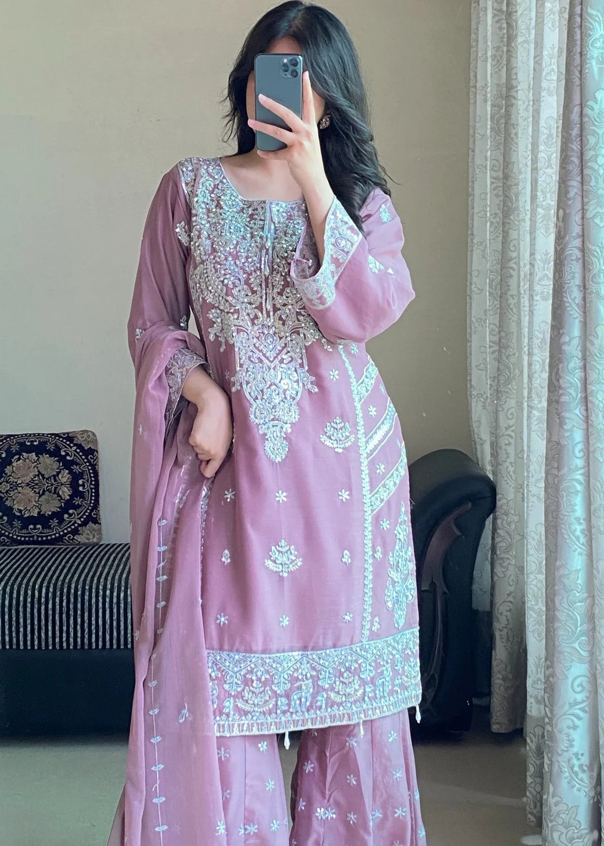 Rang-e-Mehfil Mauve